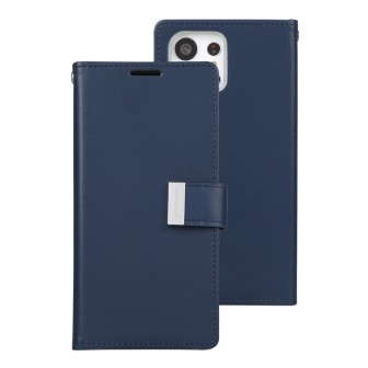Samsung Galaxy S23 Ultra Leather Wallet Flip Diary Case Cover - Navy