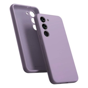 Samsung Galaxy S23 Plus Soft Silicone Case Cover - Lavender Grey