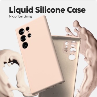 Samsung Galaxy S23 Ultra Soft Silicone Case Cover - Pink | Australia