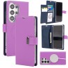 Samsung Galaxy S26 Ultra MagSafe Compatible Leather Wallet Flip Diary