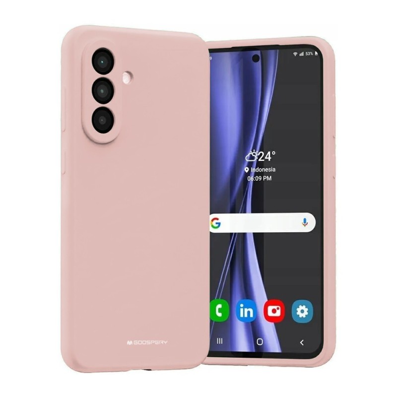 Samsung Galaxy A56 Soft Silicone Case Cover - Pink | Australia