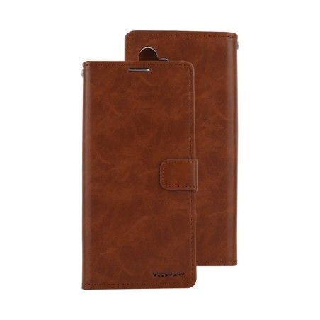 Samsung Galaxy A56 Leather Wallet Flip Diary Case Cover - Brown