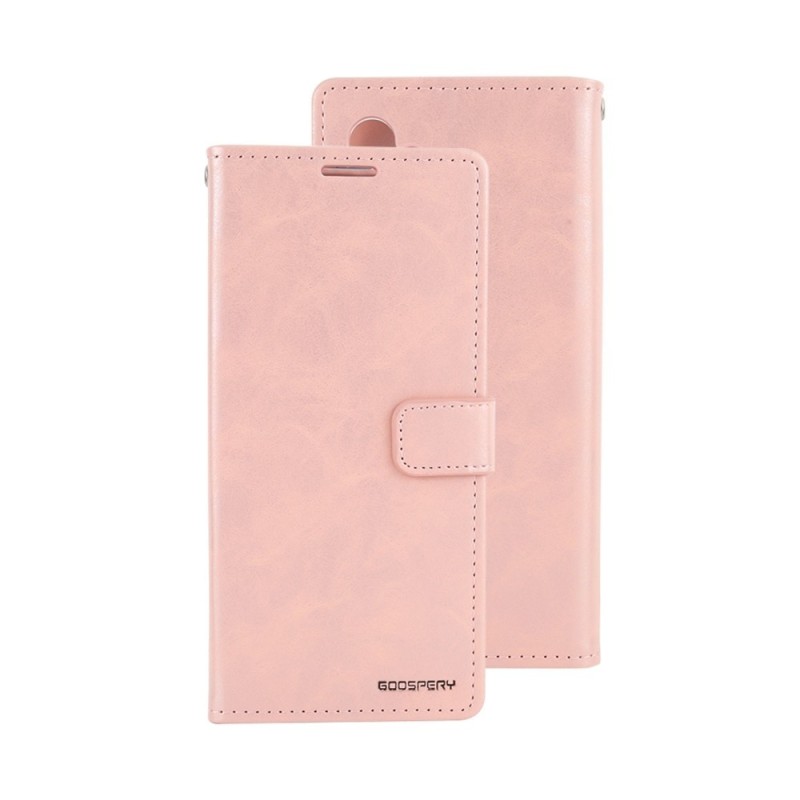 Samsung Galaxy A56 Leather Wallet Flip Diary Case Cover - Rose Gold