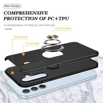 Samsung Galaxy A54 Shockproof with Ring Holder Stand MagSafe Compatibl