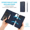 Samsung Galaxy A53 Leather Wallet Flip Diary Case Cover - Rose Gold