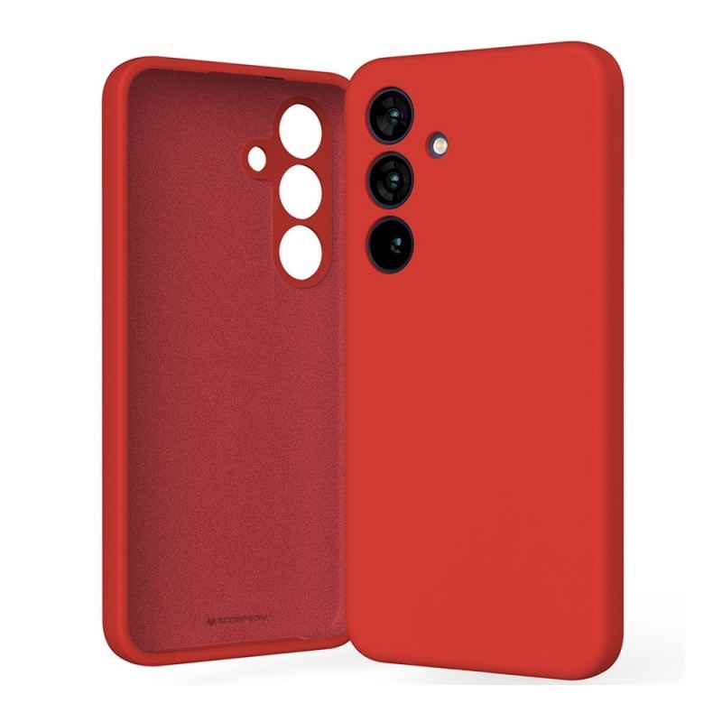 Samsung Galaxy S25 Plus Soft Silicone Case Cover - Red | Australia