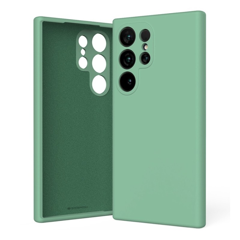 Samsung Galaxy S25 Ultra Soft Silicone Case Cover - Green | Australia