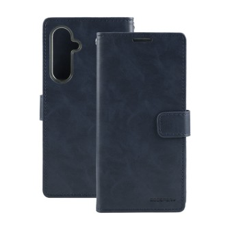 Samsung Galaxy S23 FE Leather Wallet Flip Diary Case Cover - Navy