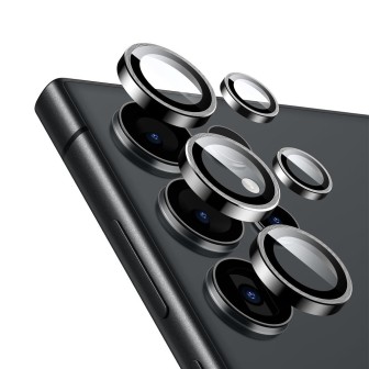 Samsung Galaxy S23 Ultra Metal Ring Camera Lens Protector - Grey