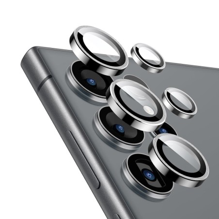 Samsung Galaxy S23 Ultra Metal Ring Camera Lens Protector - Grey