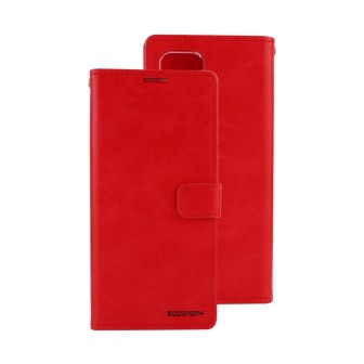 Samsung Galaxy A42 Leather Wallet Flip Diary Case Cover - Red