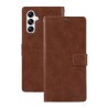 Samsung Galaxy A37 Leather Wallet Flip Diary Case Cover - Brown