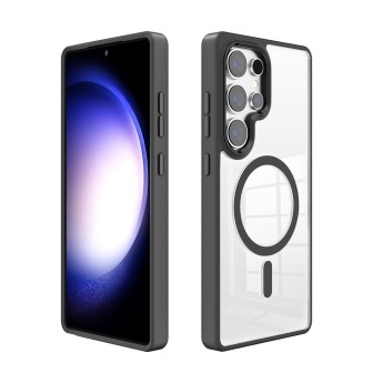 Samsung Galaxy S25 Ultra Clear with Metal Camera Frame MagSafe Compatible Compati