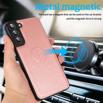 Samsung Galaxy S22 Plus Leather Wallet Flip Diary Case Cover - Rose Go