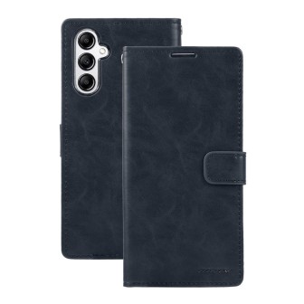 Samsung Galaxy A36 Leather Wallet Flip Diary Case Cover - Navy