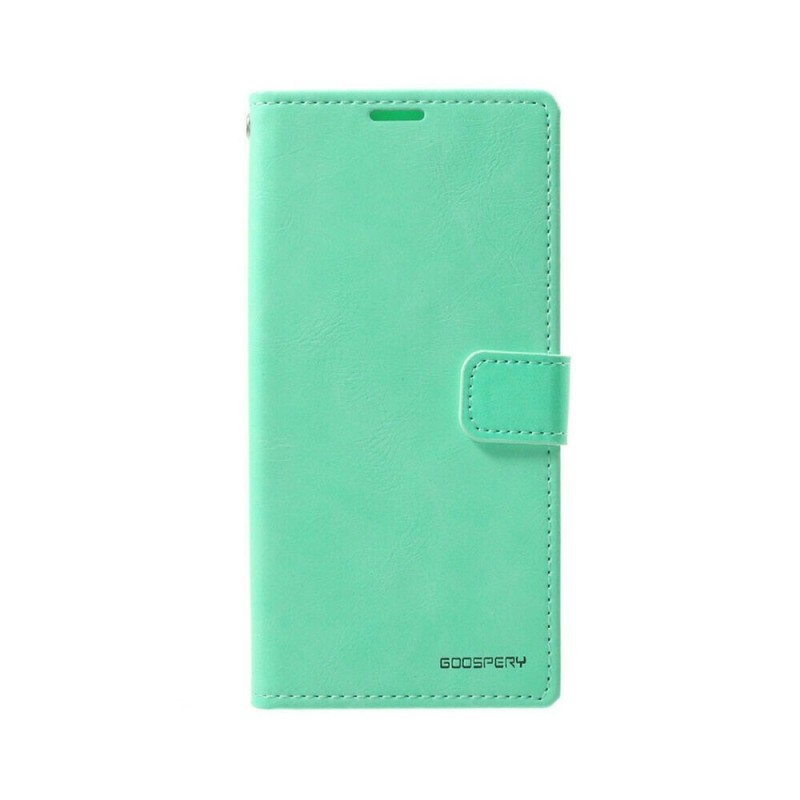 Samsung Galaxy S22 Ultra Leather Wallet Flip Diary Case Cover - Mint