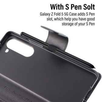 Samsung Galaxy S25 FE Leather Wallet Flip Diary Case Cover - Blue