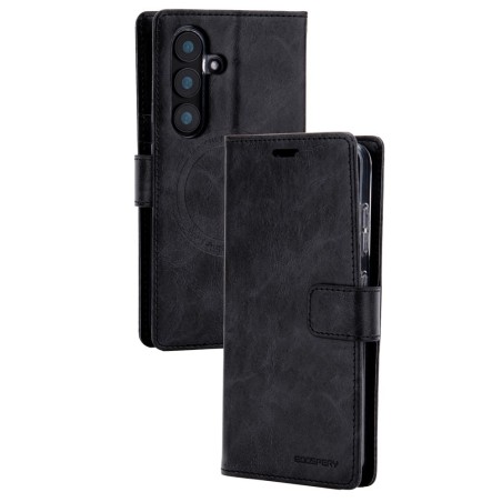 Samsung Galaxy S25 FE MagSafe Compatible Leather Wallet Flip Diary Cas
