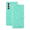 Samsung Galaxy A35 Leather Wallet Flip Diary Case Cover - Mint