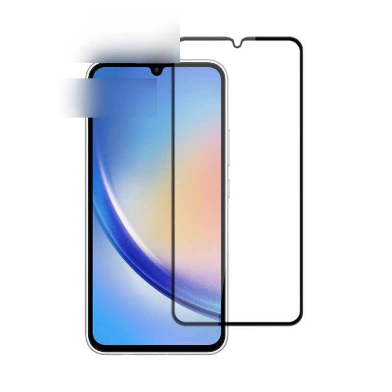 Samsung Galaxy A34 Full Coverage Tempered Glass Screen Protector