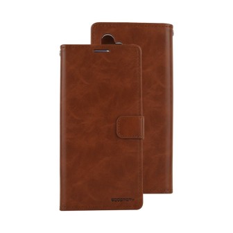 Samsung Galaxy A34 Leather Wallet Flip Diary Case Cover - Brown