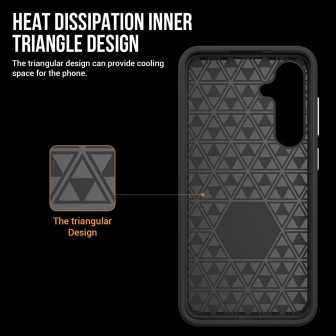 Samsung Galaxy S24 Rugged Shockproof Case Cover - Rose Gold