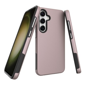 Samsung Galaxy S24 Plus Rugged Shockproof Case Cover - Rose Gold