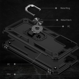 Samsung Galaxy S22 Plus Shockproof with Ring Holder Stand Case Cover -