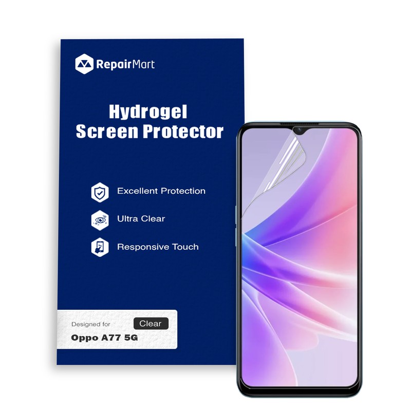 Oppo A77 5G Hydrogel Screen Protector Film Guard Cover Sheet