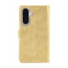 Samsung Galaxy A27 Leather Wallet Flip Diary Case Cover - Gold