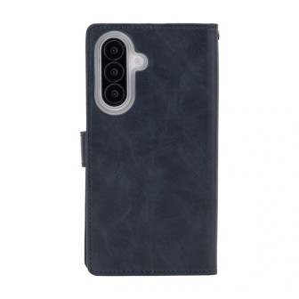 Samsung Galaxy A27 Leather Wallet Flip Diary Case Cover - Navy