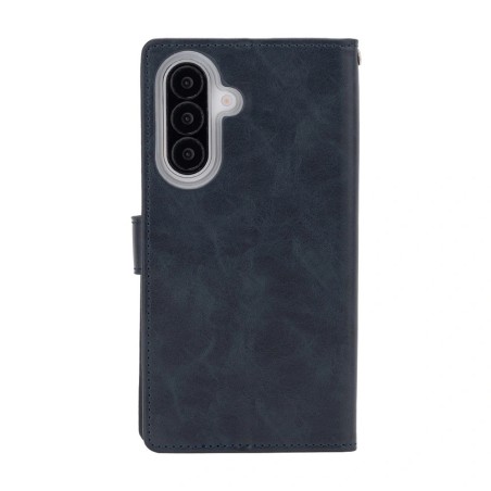 Samsung Galaxy A27 Leather Wallet Flip Diary Case Cover - Navy