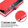Samsung Galaxy S24 Ultra Leather Wallet Flip Diary Case Cover - Mint