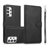 Samsung Galaxy A32 Leather Wallet Flip Diary Case Cover - Brown