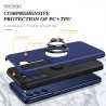 Samsung Galaxy S21 FE Shockproof with Ring Holder Stand MagSafe Compatible Compat