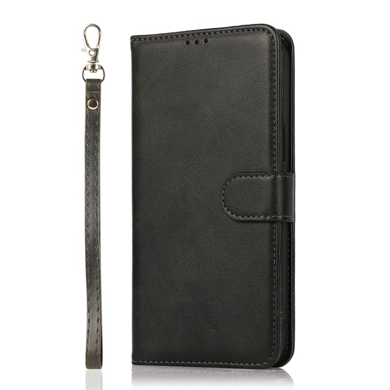 Samsung Galaxy S21 FE Leather Wallet Flip Diary Case Cover - Blue