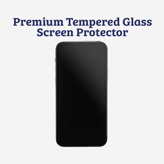 iPhone 14 Clear Tempered Glass Screen Protector