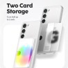 Samsung Galaxy S24 Plus Card Holder with 2 Card Slots Case Cover - Tra