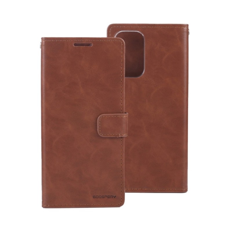 Samsung Galaxy A23 Leather Wallet Flip Diary Case Cover - Brown