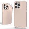 iPhone 16 Pro Soft Feel Jelly Case Cover - Pink Sand | Australia