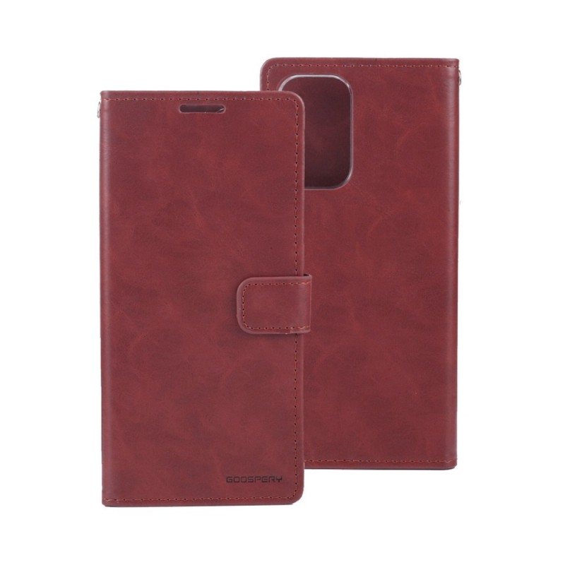 Samsung Galaxy A23 Leather Wallet Flip Diary Case Cover - Wine