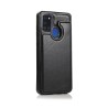 Samsung Galaxy A21S Leather Wallet Flip Diary Case Cover - Black