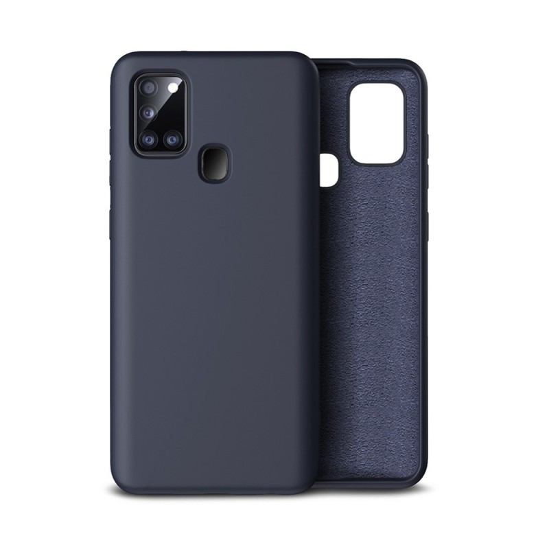 Samsung Galaxy A21S Liquid Silicone Case Cover - Navy | Australia