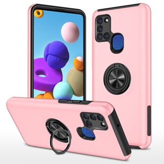 Samsung Galaxy A21S Shockproof with Ring Holder Stand MagSafe Compatib