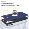 Samsung Galaxy S24 FE Shockproof with Ring Holder Stand MagSafe Compatible Compat