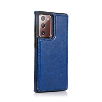 Samsung Galaxy Note 20 Leather Wallet Flip Diary Case Cover - Blue