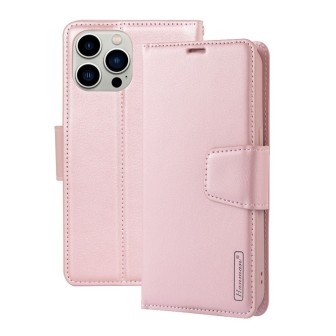 iPhone 15 Pro Max Leather Wallet Flip Diary Case Cover - Rose Gold