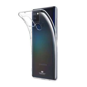 Samsung Galaxy A21S Clear Pearl Jelly Case Cover | Australia