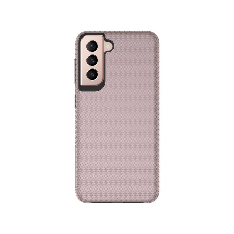 Samsung Galaxy S21 Rugged Shockproof Case Cover - Rose Gold