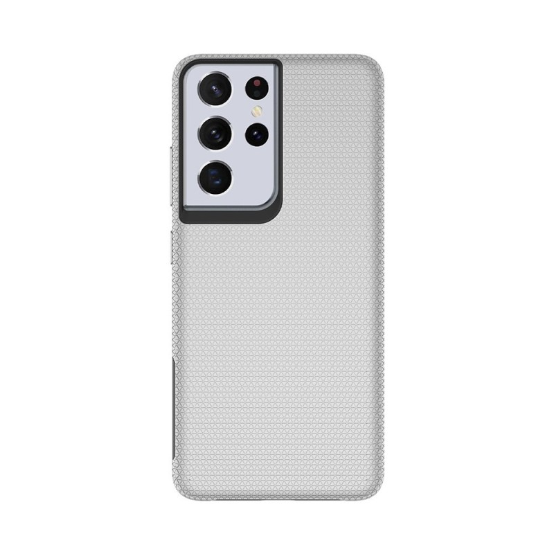 Samsung Galaxy S21 Ultra Rugged Shockproof Case Cover - Silver